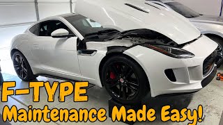 HOW TO CHANGE THE OIL ON YOUR JAGUAR F-TYPE R| Save Hundreds of dollars with this step by step DIY!