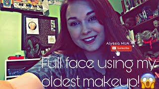 MAKEUP TUTORIAL USING MY OLDEST MAKEUP PRODUCTS