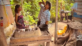 Llega borracho exigiendo la comida a su mujer y mira como termina