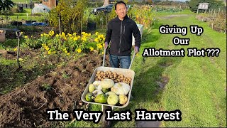 November Harvest | The Last Harvest Before Giving Up Our Allotment | Gardening Vlog | NepaliFamilyUK