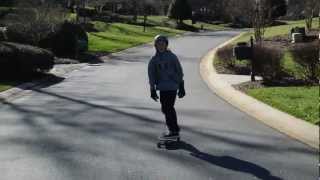 Winter Longboarding