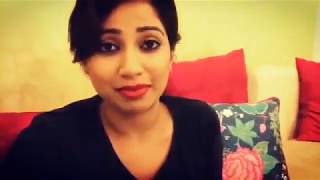 Singer Shreya Ghoshal singing her favourite Tamil Song