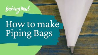 Top Tips: How to Make Piping Bags 2 Ways | Baking Mad