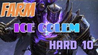 Master Farming Stage 10 Hard of Ice Golem in Raid: Shadow Legends! ❄️ My Team & Tips