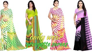 🌹 amazing georgette sarees collection🌹floral print sarees 🌹 bollywood sarees online shopping 42