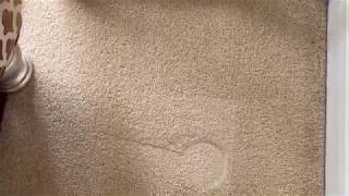 Remove furniture dints from carpet