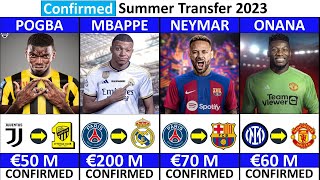 🔥Confirmed Transfers Today , Kilyan Mbappe Real Madrid , Andre Onana to Manchester United