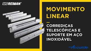 Corrediças e Suporte em Aço Inoxidável Accuride | REIMAN