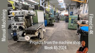 Projects from the machine shop week 45 2024 pump repairs and some machining on the lathe and mill