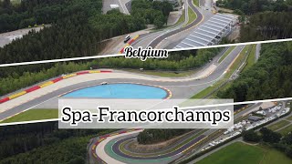 SPA-FRANCORCHAMPS - САМАЯ КРАСИВАЯ ТРАССА F1 - 24ч Cпа (бесплатная практика) - DRONE 4K