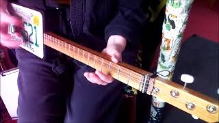 SUNDAY - homemade song - licence plate bari uke