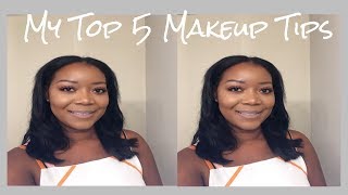 My Top 5 Makeup Tips 🤫