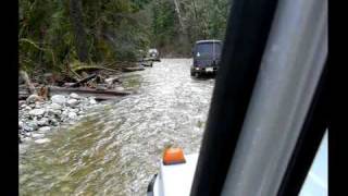 G-wagen through river