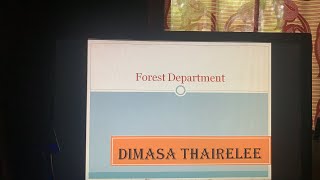 Forest Department Job explains with Dimasa Language