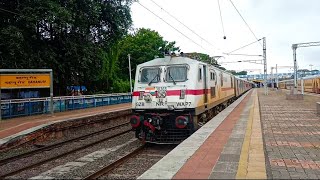 RUTHLESS GZB WAP7 !!! Led 12472 SWARAJ Express Tears Dahanu at 130 KMPH