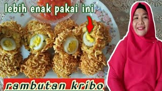 cara bikin kue enak dan mudah - tahu bola bola rambutan | isi telur puyuh