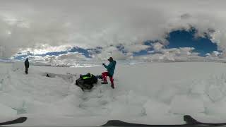 Digging and Sampling a Snow Pit