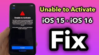 Fix Unable To Activate IOS 15 - IOS 16 2023 | Windows iCloud Bypass iOS 15.7.3 |