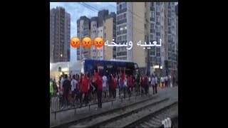 عاااااجل شاهد الجماهير المصريه فى روسيا ماذا فعلت عندما رات اتوبيس منتخب مصر