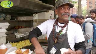 Indian Man Making Dosa in Washington Square Park - Famous Dosa Man Of Washington Square Park