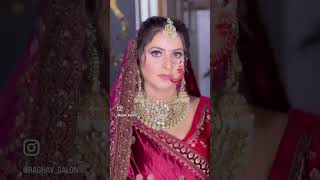 Bridal makeup.  Himachali bride #bollywood  #bridal #makeupartist #himachal