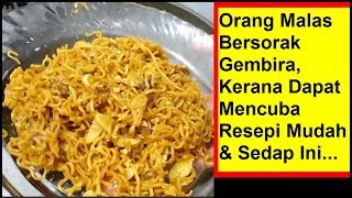 Resepi Mee Segera Tomyam Thailand Ruski Goreng | Resepi Pemalas Bahagian 1