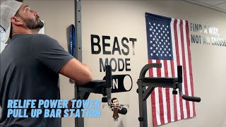 RELIFE Power Tower Pull Up Bar Station (Assembly and Test)