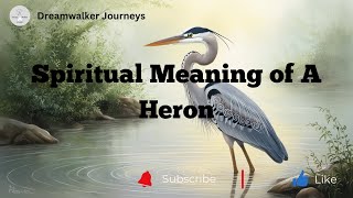 Spiritual Meaning of a Heron | Heron Symbolism