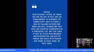 LIVE! Dream Big with God: A 30-Day Journey to Achieving God-Inspired Goals