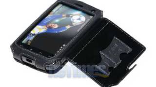 ANGNE - Leather Case With Cover For HTC Touch HD T8282 HTC Blackstone