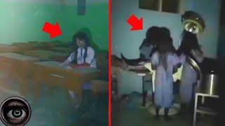 Scary Ghosts In A School Are Caught On Camera - A Horror Video Compilation