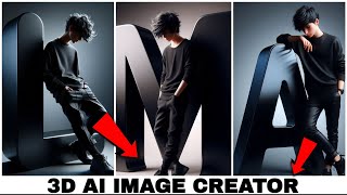 How To Make Trending Ai Image With Your Name First Letter 3D Name Creator Prompts Ai Bing