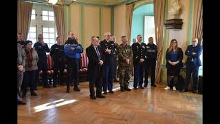 Aix les Bains Réception en l’honneur des Forces de Sécurité et de Secours