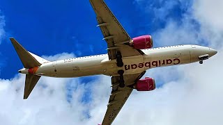 Caribbean Airlines 737 max and ATR 72 Arrival at Trinidad