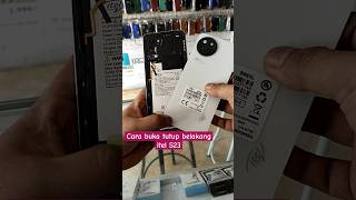 cara buka back cover belakang itel s23