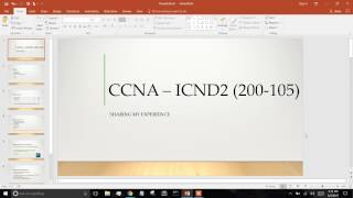 200-105 ICND2 - CCNA: Sharing My Experience