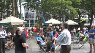 Juggling Practice in Bryant Park, Manhattan, Pt. 1