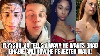 Island Boy FlyySoulja tells J WAVY about meeting BHAD BHABIE & Malu Trevejo! Says he wants one