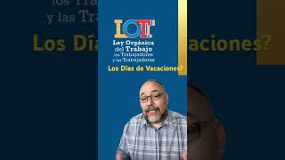 Los Días de Vacaciones? #venezuela #caracas #salário #rrhh #patrono #trabajador #derecholaboral