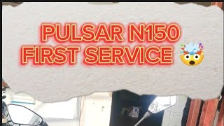 2024 MODEL NEW BAJAJ PULSAR N150  FIRST SERVICE COST / MAILAGE / LOOKS #nanded #bajaj #service #n150