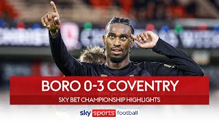 Three in three for Wright! 🔥 | Middlesbrough 0-3 Coventry | Championship highlights