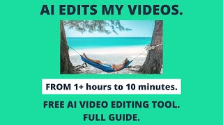 I created this free AI Video Editor.. it saves me 100s of hours