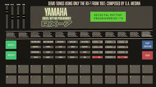 Yamaha RX-7 Digital Rhythm Programmer Song Demonstrations - Vintage Drum Machine from 1987