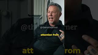 James Hetfield Tells Crazy Story About Metallica And Their Music 🎸😂 #metallica #rockmusic #80srock