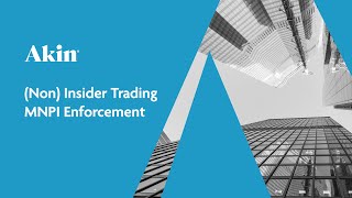 (Non) Insider Trading MNPI Enforcement