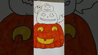 My drawing of a pumpkin! #drawsocute #pumpkindrawing #pumkin