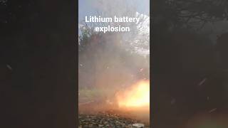 Lithium battery explosion 18650