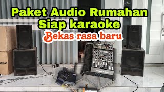 Jual Paket Audio Rumahan / Warung Fullset