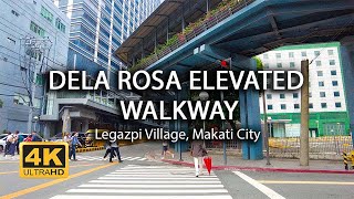 [4K] Ayala Center Elevated Walkway | Makati City | Walking Tour | Island Times