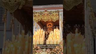 Extraordinaria Virgen de la Merced Bollullos de la Mitación 2024. #sevilla #semanasanta #virgenmaria